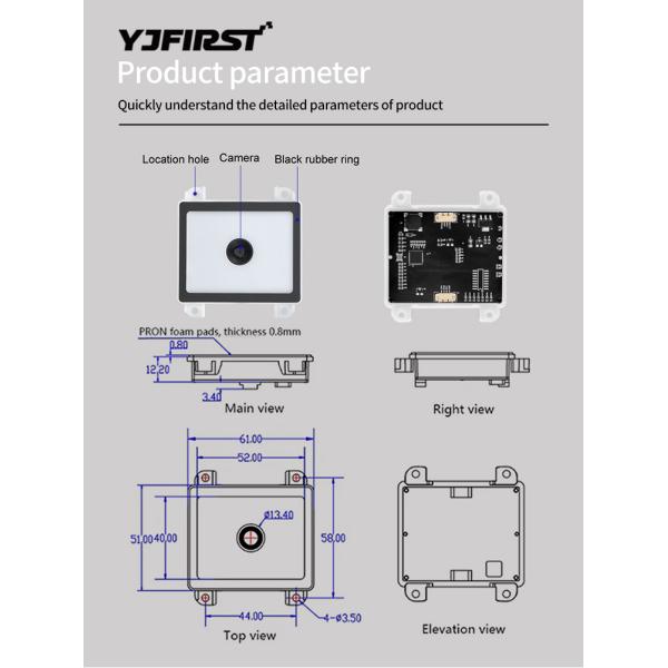 Barcode Qr Code Scanner Suppliers Barcode Reader Embedded 1d 2d OCR Mrz Scanner Module