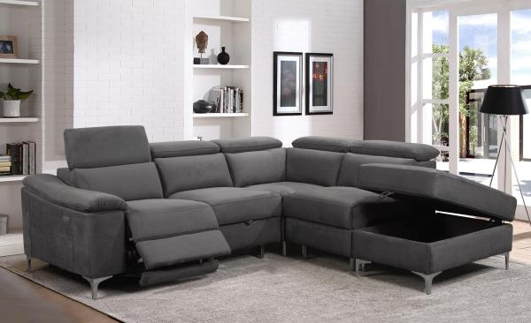 Foldable 3 Seater Electric Recliner Sofa Bed Multifunctional Practical
