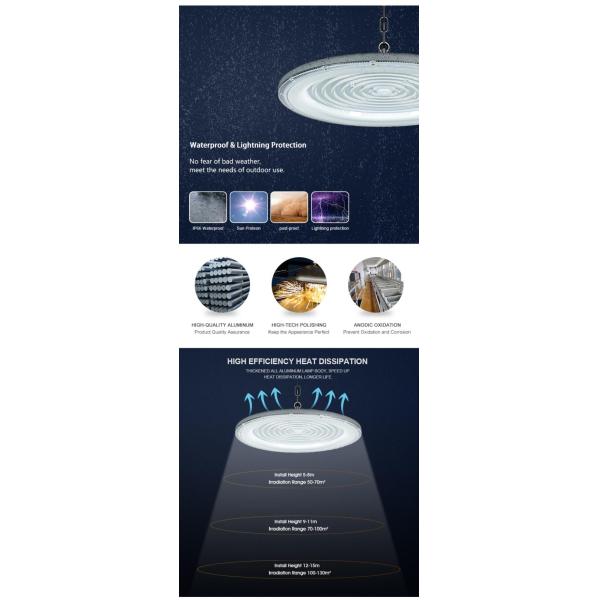 IP65 водонепроницаемый светодиодный высокозащитный свет промышленное освещение 100w 150w 200w 300w 400w