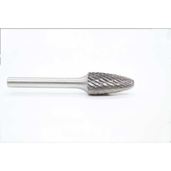Tungsten Carbide Rotary Burr | Tree Shape SF-5 | 1/2 Diameter, 1/4 Shank, 1 Shank Length