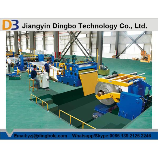 Automatic Metal Sheet  DBSL-6x1300 Coil Metal Slitting Line , Thickness 1-6mm