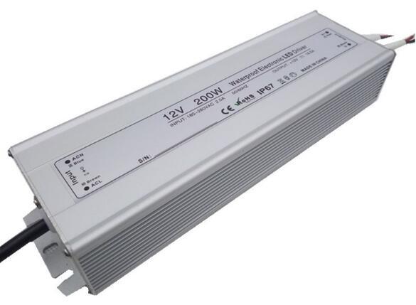 240v ac to 12v olt dc LED Power Adapter 200W waterproof led transformer