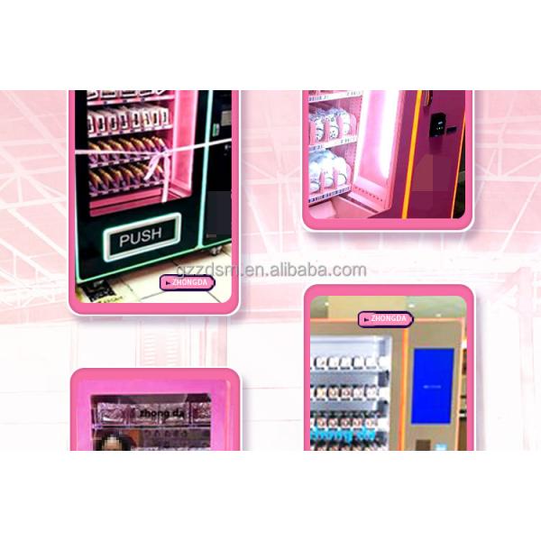 Zhongda Customize Design Vending Machines Makeup Tool Lashes Hair Bundle Vending Machine