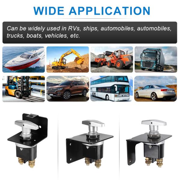 Отрезок с переключателя разъединения батареи 48V 350A ATV мастерского с нажимной накладкой металла