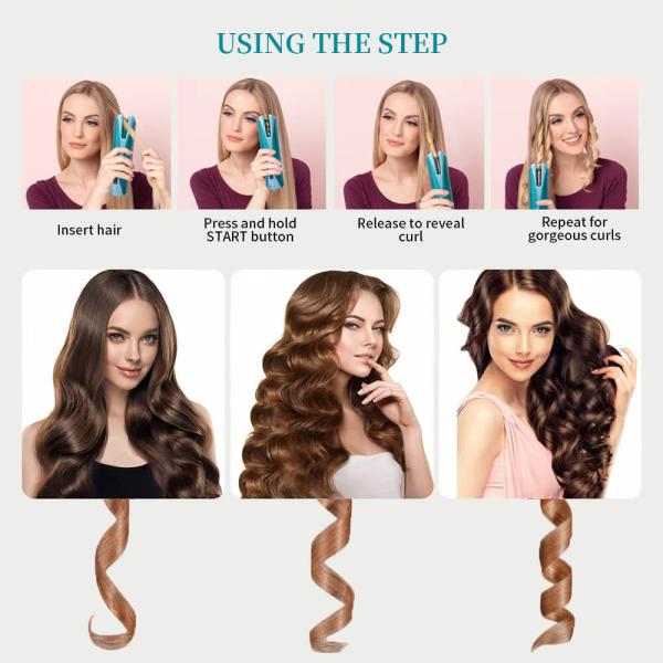 Бесшнуровой утюг завивая утюга USB автоматический завивая, Curler волос Professtional