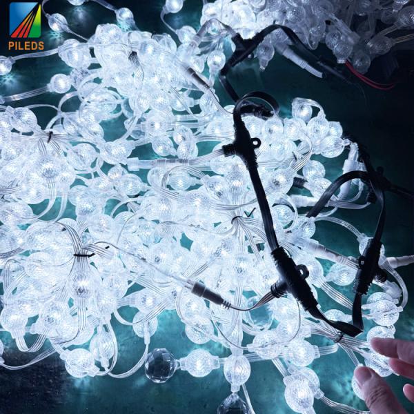 Guirlande lumineuse LED à boule 3D lumineuse 12V IP20/IP65 étanche
