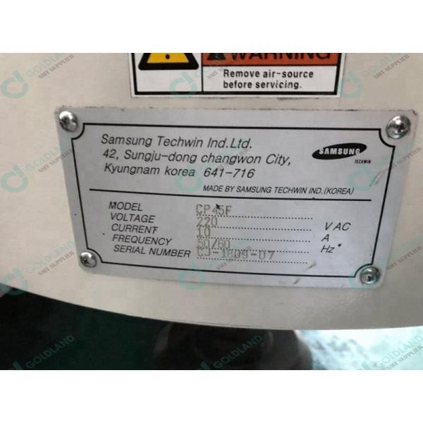 Машина собрания PCB SMT Samsung CP45 FV 220V 50Hz