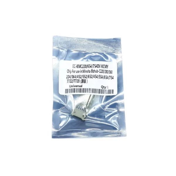 Original Developer Chip for Konica Minolta BH C220 C280 C360 C7722 C7728 C224