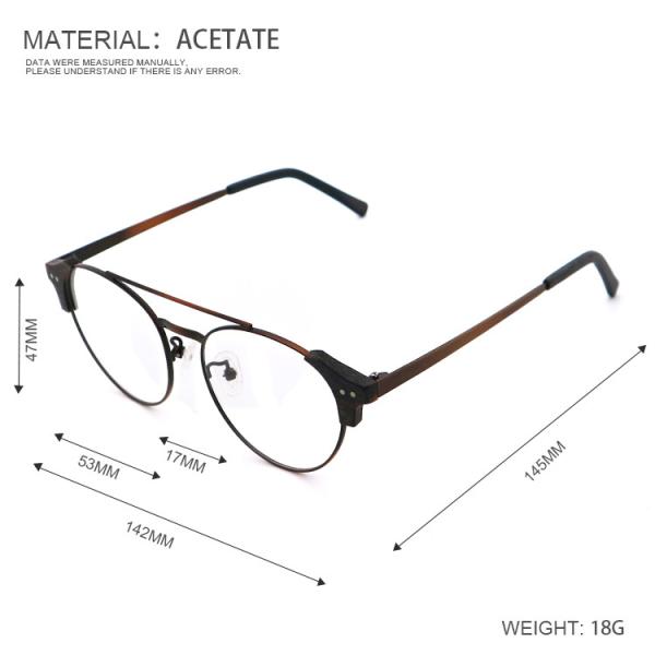 Высококачественные ручные имитации деревянного ацетата оптические очки