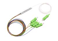 Divisor de fibra ótica de Mini Type G657A1 1x4 com o conector do SC APC