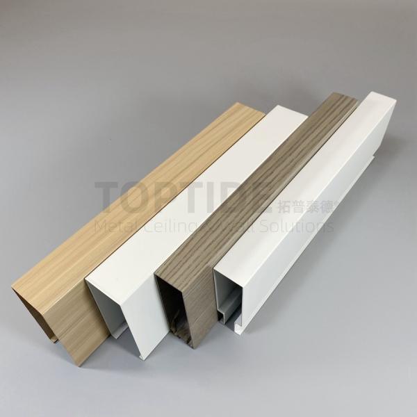 Custom Bending Aluminum Suspended Baffle Strip Curved Ceiling Tiles