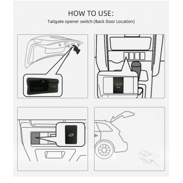 OEM Nissan Patrol Y62 Electric Tailgate Antipinch For Original Car