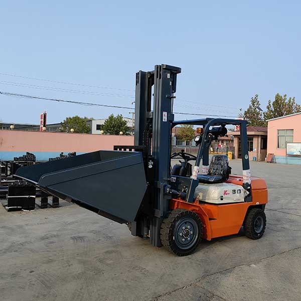 CPCD30 Diesel Forklift 3 Ton Hinged Fork Bucket 3000kgs Balance Counterbalance