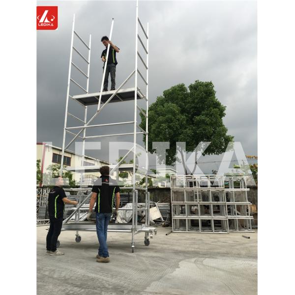 Складывая Суд работы Протабле ферменной конструкции слоя рабочей платформы Суда шага алюминиевый