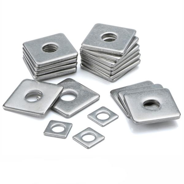 Square Leveling Carbon Steel Flat Washers With Round Square Hole