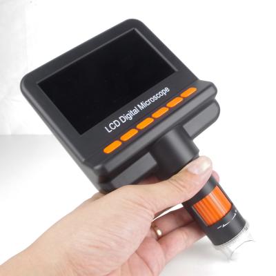 Microscope tenu dans la main de HDMI Digital avec l'écran d'affichage à cristaux liquides 4,3 pouces pour la détection de pore de cheveux