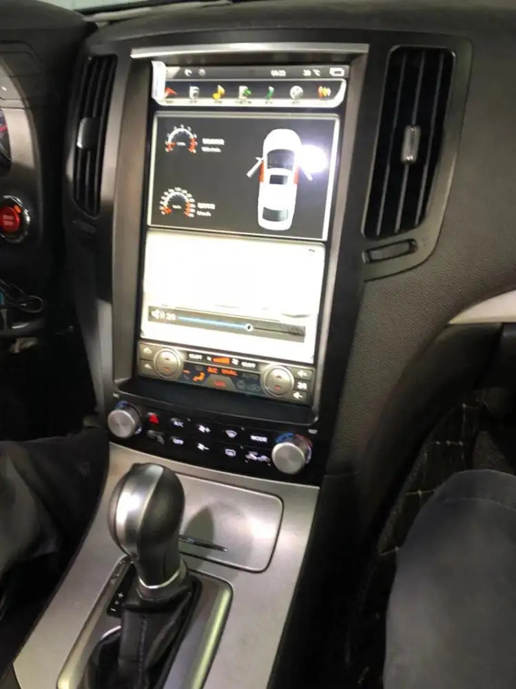 Android 13 Car DVD Player 12.1in Для автомобильной навигационной системы Infiniti G37 2007-2014