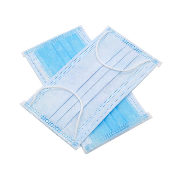 Non Toxic Disposable Medical Mask , Disposable Mouth Mask Low Breath Resistance
