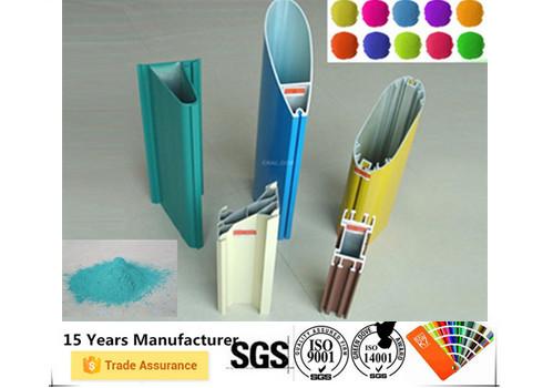 Aluminium Profile Quality Powder Coating , Different Color Powder Coating On Steel