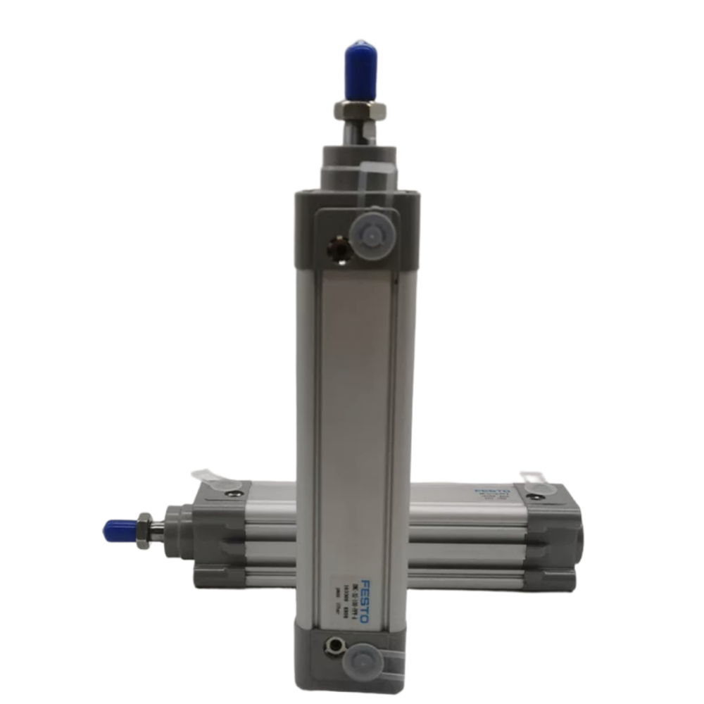 Wear-resistant Seals DNC32-100-PPV-A 163309 Air Cylinder 32×100mm Cushioned Design For Long-run Packaging Conveyors