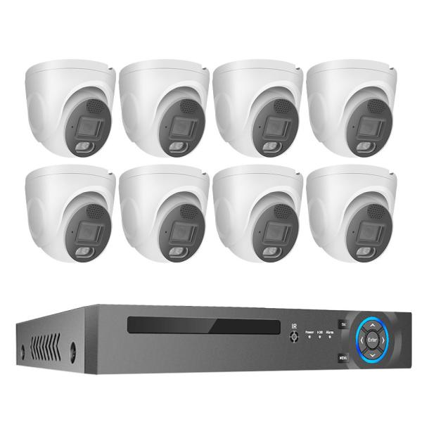 Indoor Home Surveillance 8MP 8-Channel 4K Security Camera System with Customized Size