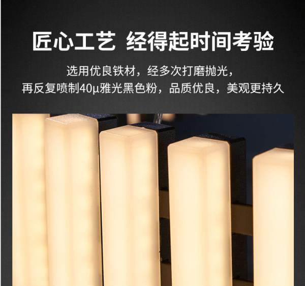 Piano Design New Design Metal Ring Modern LED Round Chandelier Circle Pendant Light Acrylic and metal DIY designer