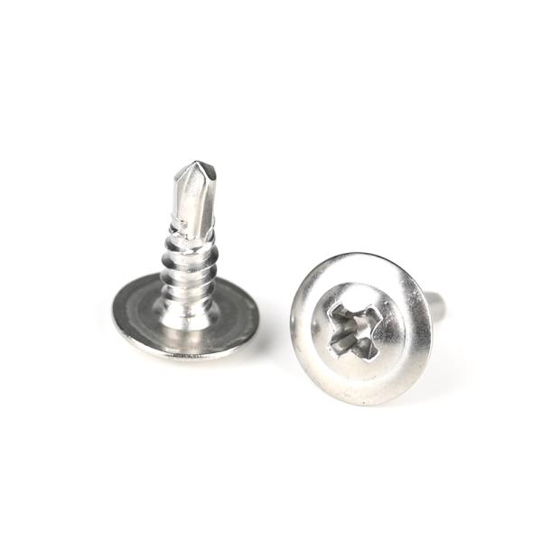 Phillips Wafer Head Self Drilling Screws Stainless Steel 410 M4.2x13mm GB Standard