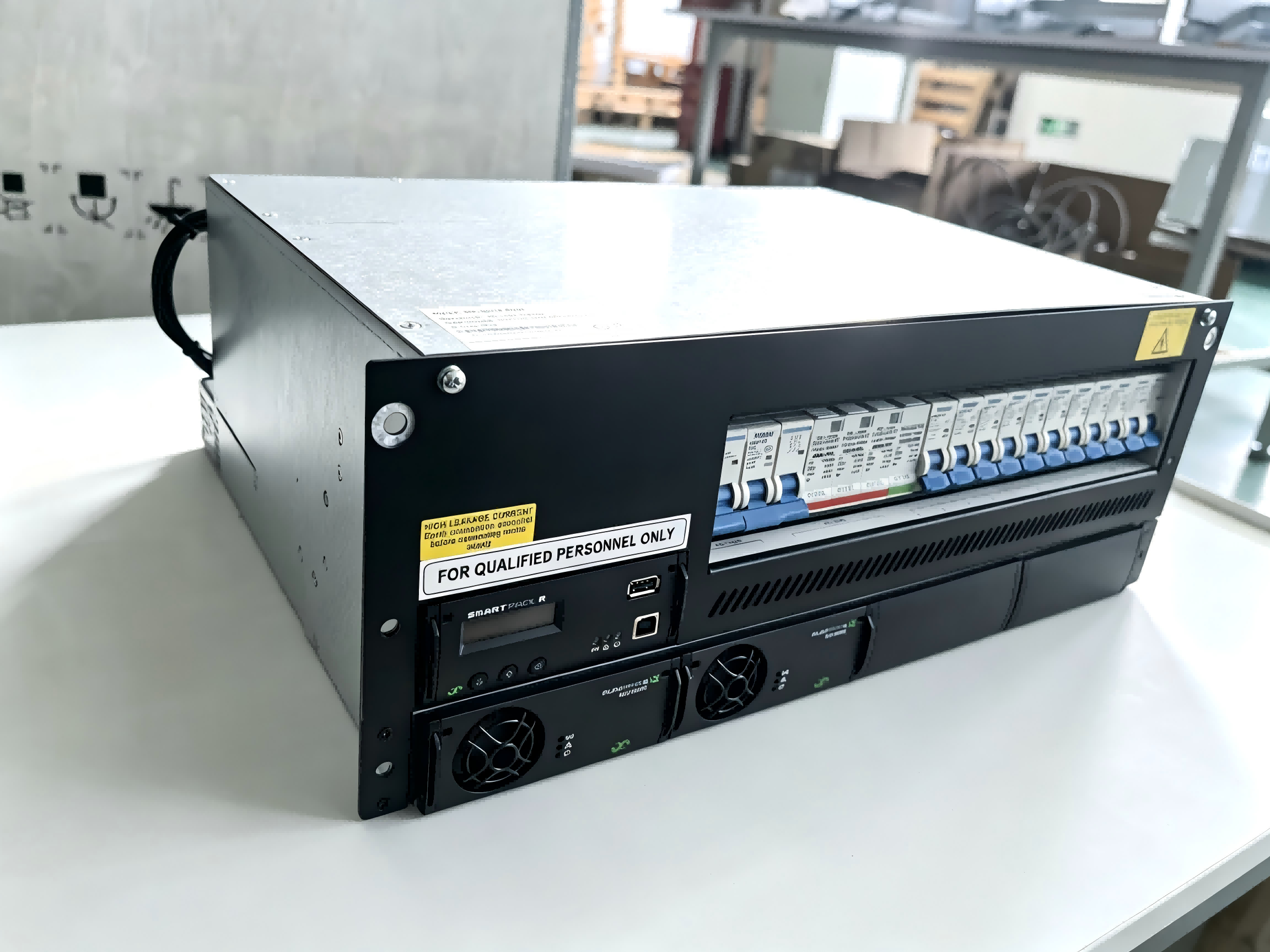 4U 12kW Telecom Power System with Eltek Flatpack2 48/3000 Rectifier Modules 48V DC Rack Mount Power Supply