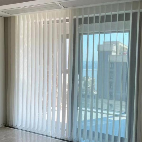 Modern Day Night Electric Vertical Blinds For Hotel Bedroom