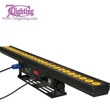 No Noise LED Wall Washer LED Bar 24x15W RGBWA 5-in-1 LED Studio Light Flicker-Free Stage Lighting World-wide Shipping