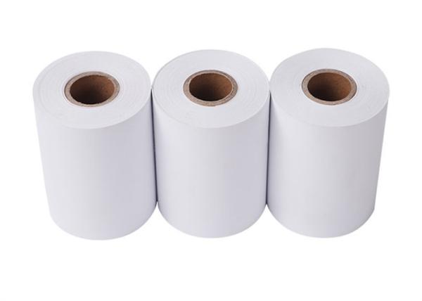 80g 17mm Plastic Core Jumbo 35gsm Printed Thermal Paper Rolls