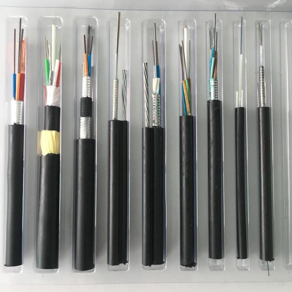 Outdoor Anti Thunder Double Jacketed FRP Self Supporting Aerial Fiber Optic Cable Fiber 48 Core Adss Fiber Cables
