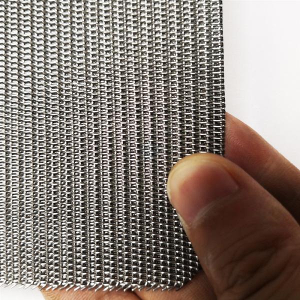 80-1000um Stainless Steel Wire Industrial Filter Mesh Plain Weave Dutch