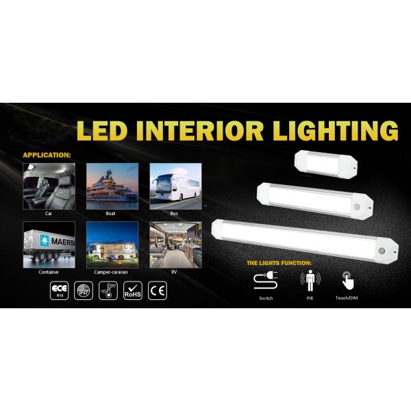 540Lm Surface Mount Marine Ceiling Light IP67 For Boat Yacht