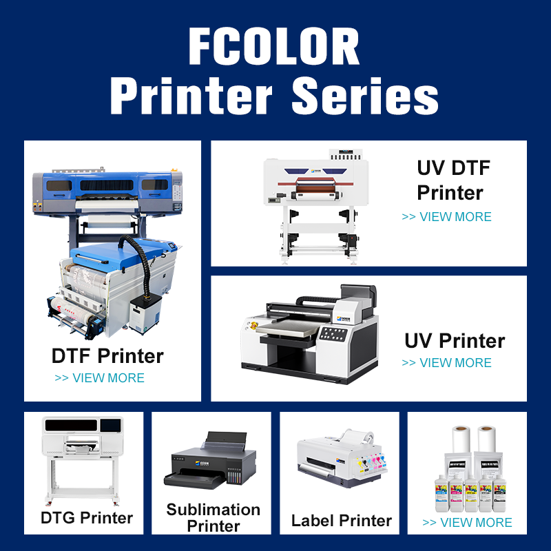 FCOLOR 1000ml Hard Soft DTF UV Ink for epson 1390 Xp600 I3200 Tx800 L1800 Uv Printer Ink