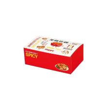 Boîtes de poulet frit rigides jetables Boîte de sandwich Kraft pour emballage de nourriture à emporter