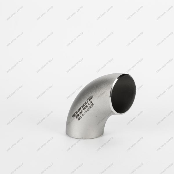 Polishing DN6-DN800 Stainless Steel Elbow BW Pipe Fitttings 90 Degree LR Elbow