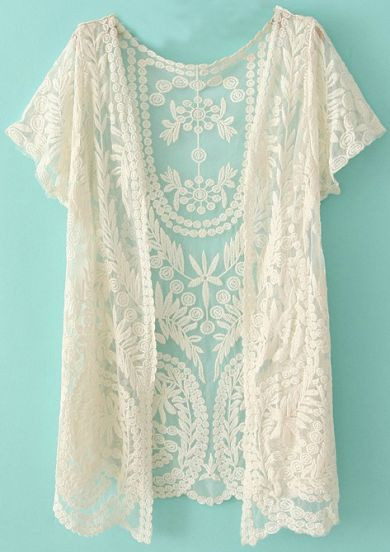 Outwear Cardigan Women Hallow Out Long Sleeve Single-breasted Button Knitted Sweater Crochet Blouse Tops