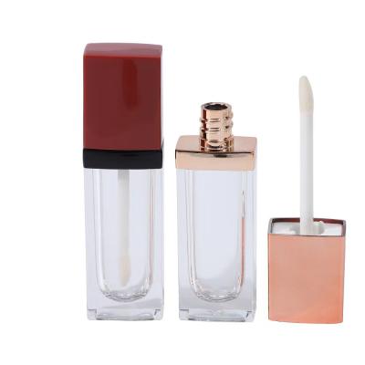 3.5ml tube plastique carré avec pinceau, la couleur peut être personnalisée