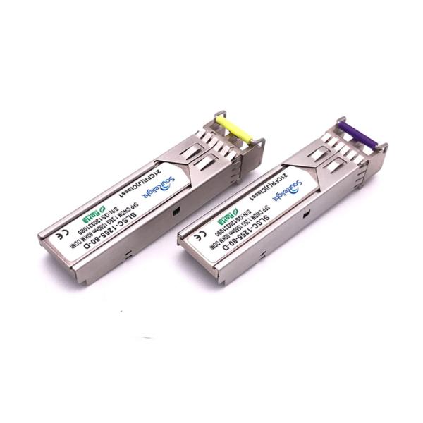 Dfb + Apd Cwdm Sfp Optical Transceiver 1.25gbps 120km With Fcc / Ce Certificatio