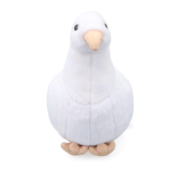 OEM Innovative White Dove Toy With Polypropylene Cotton Filling
