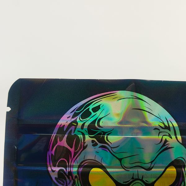 Premium Custom Printed Matte Stand up Ziplock Mylar Bags Resealable Smell Proof Food Grade Pouch for Candy Snacks Edibles 3.5g