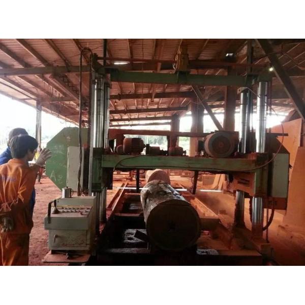 55Kw 2500mm Large Bandsaw Mill Heavy Duty Electric Bandsaw Mill