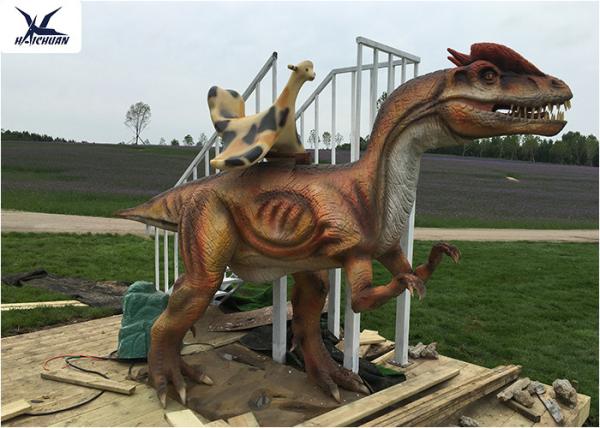 Handmade Animatronic Large Ride On Dinosaur For Theme Park / Amusement Park / City Plaza