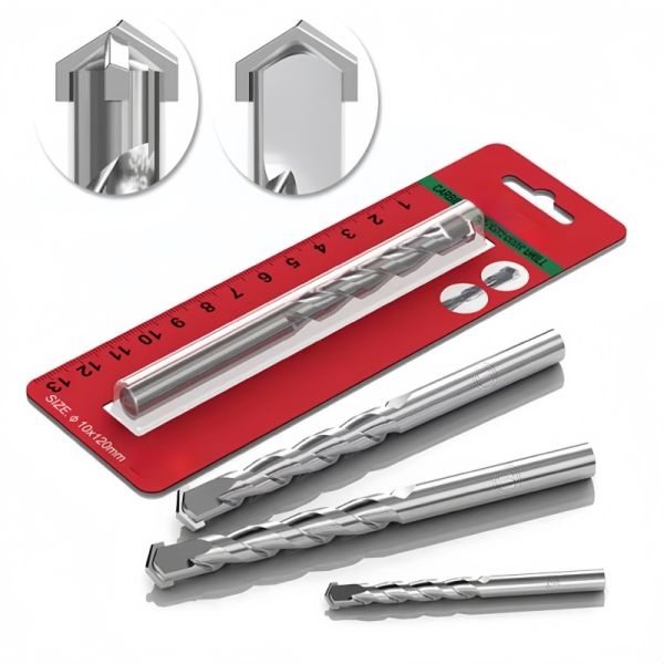 U Double Flute 14mm Masonry Core Drill Bits ,  Tile Masonry Drill Bit Set