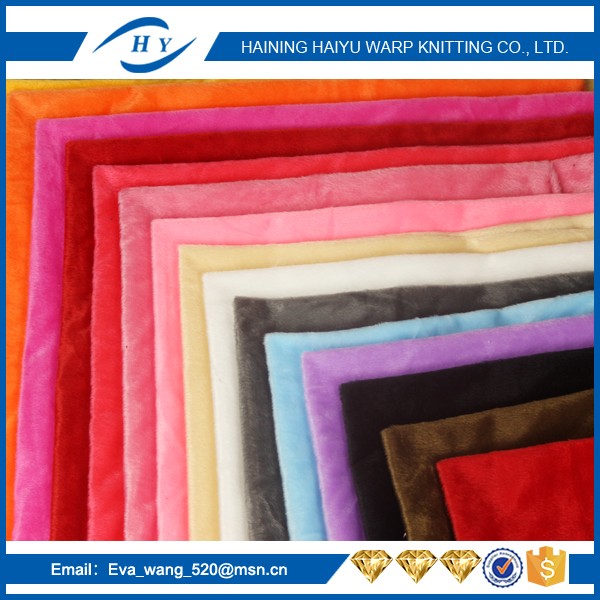 Shrink - Resistant Thick Poly Fleece Fabric 200gsm  1mm~5mm Pile
