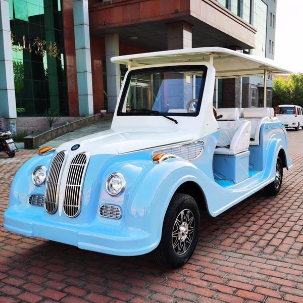 ODM Blue Electric Classic Golf Cart Trolley 20 Mph 48V