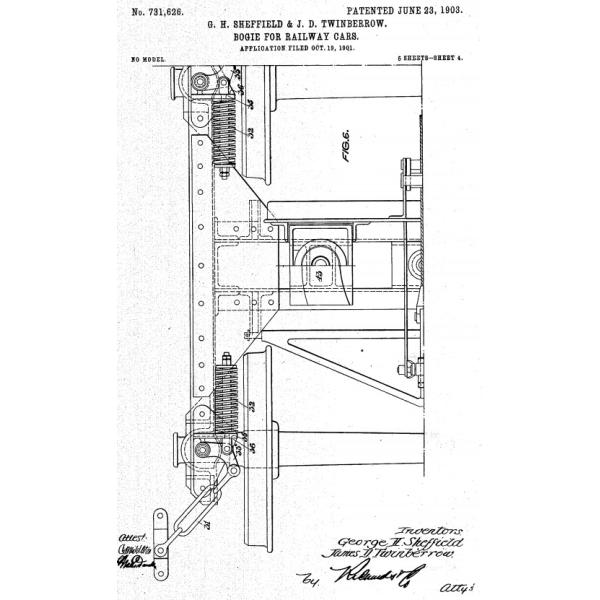 Locomotive Scheffel Bolster Railway Bogie Parts