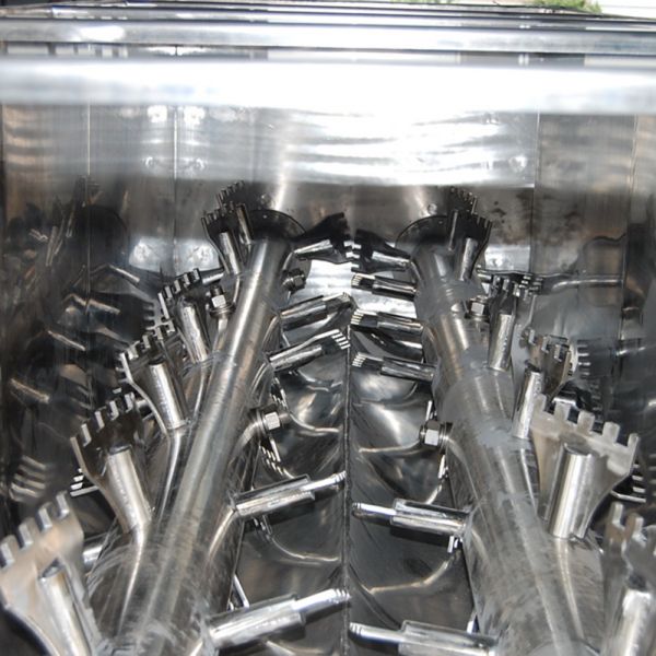 Custom Low Energy Consumption Continuous Paddle Mixer with Variable Speed and Safety Features for Various Industries