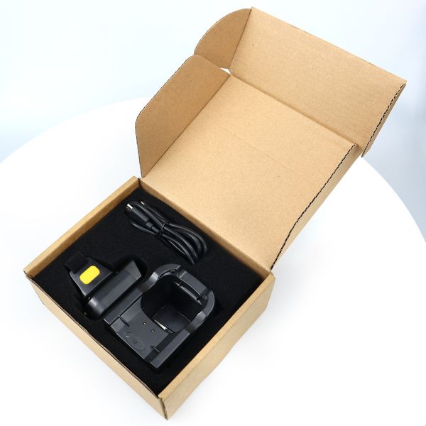 Wearable Finger Ring Barcode Scanner 2D QR Code Reader for Inventory Management & Fast Scanning
